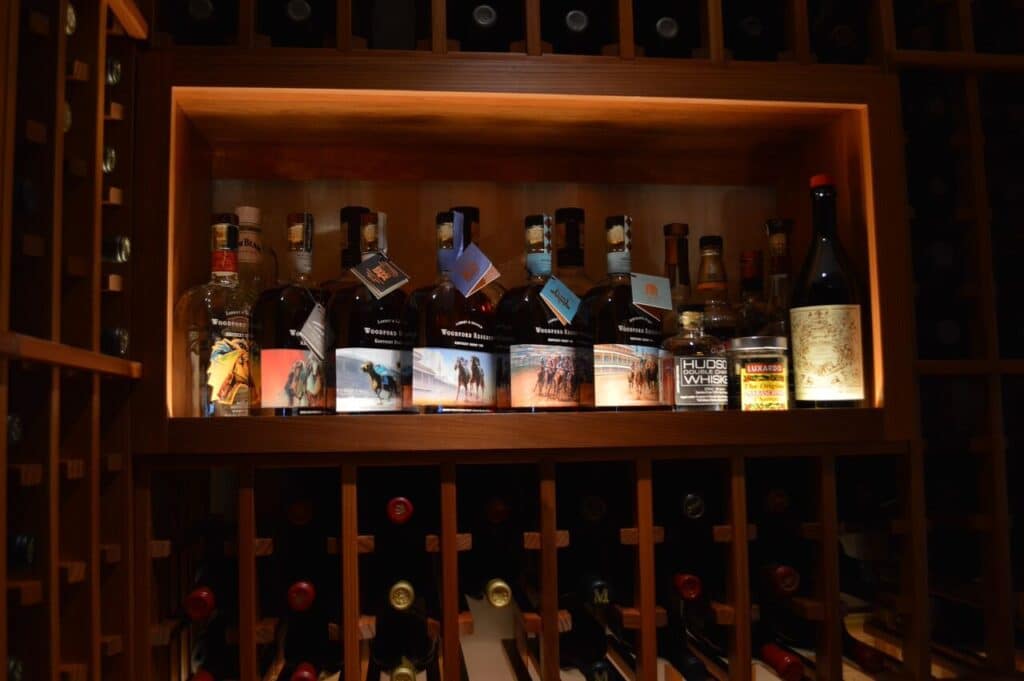 bourbon collection wine cellar
