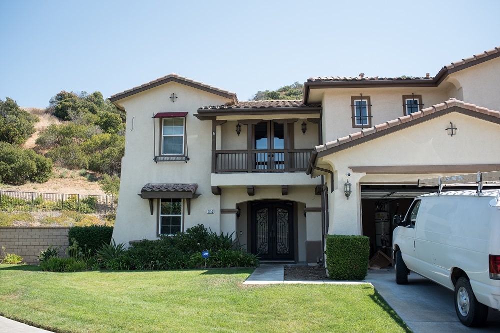 Home of a wine cellar design/build in Corona Ca