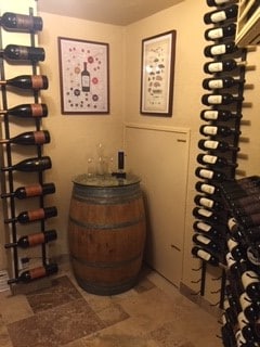 Wall Mounted Metal Wine Racks by VintageView California Wine Cellar Construction