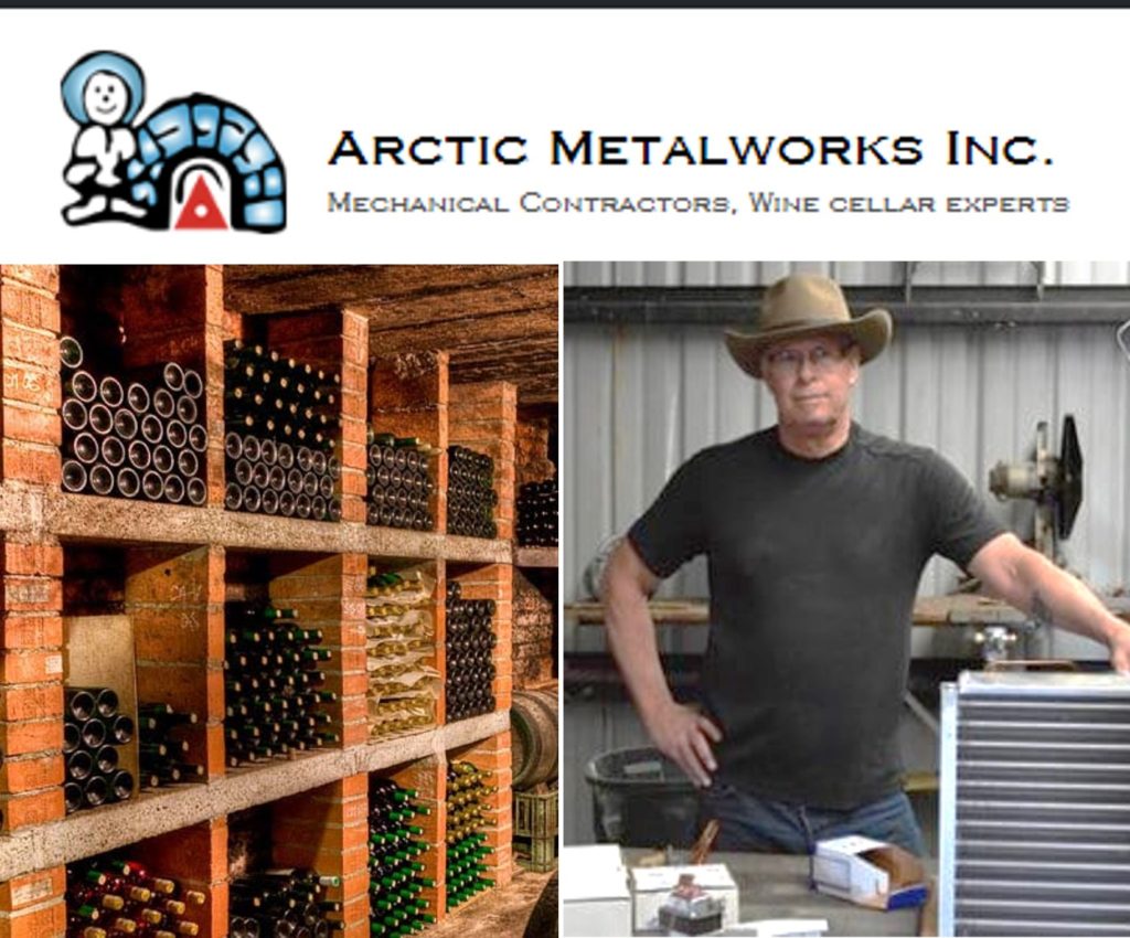 Work with Arctic MetalWorks Inc., a Custom Wine Cellar Cooling Expert